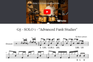 SOLO 1 - Advanced Funk Studies - Rick Latham